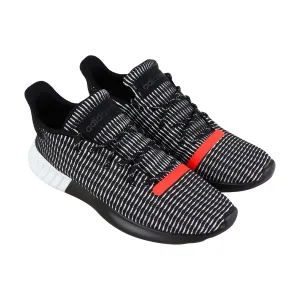 Adidas Tubular Dusk AQ1185 Mens Black Canvas Lace Up Lifestyle Sneakers Shoes