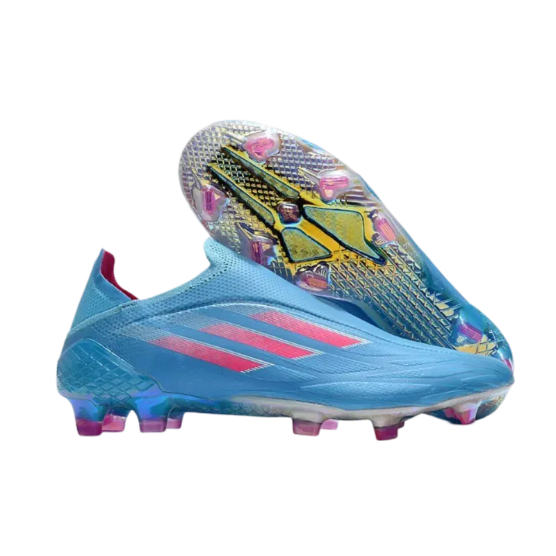 Adidas X Speedflow  FG Blue Pink - Goatkits Boots