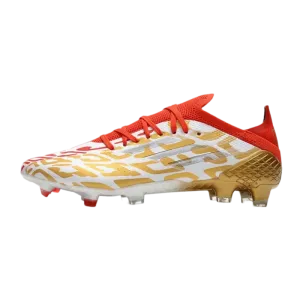 Adidas X Speedflow MS.1 FG White Gold Red - Goatkits Boots