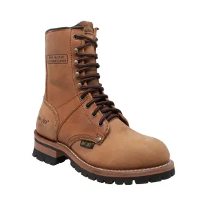 AdTec Women's 9" Logger Brown