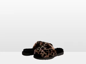 Adult's Classic Slide | Black Leopard