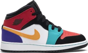 Air Jordan 1 Mid GS Multi-Color Sneakers