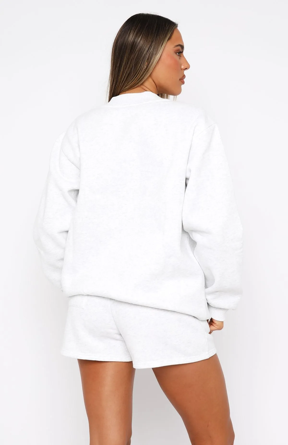 Après Ski Club Oversized Sweater Grey Marle