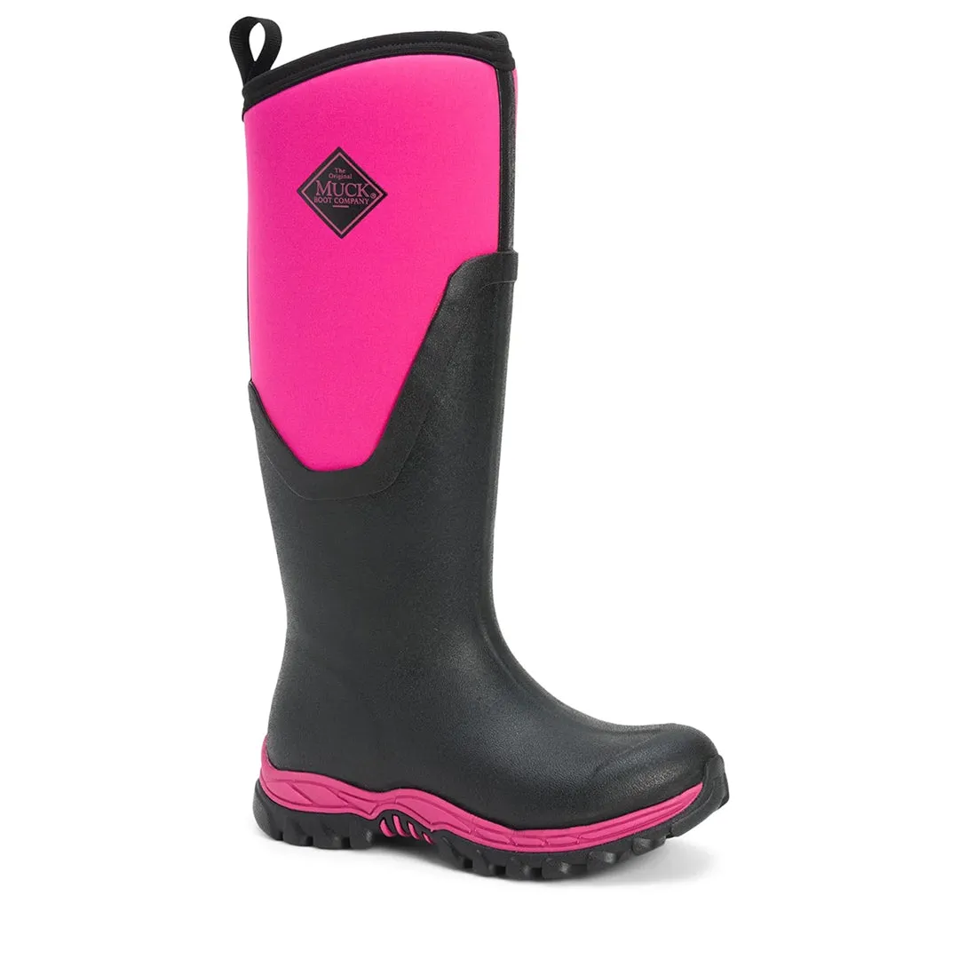 Arctic Sport II Tall - Black/Pink by Muckboot