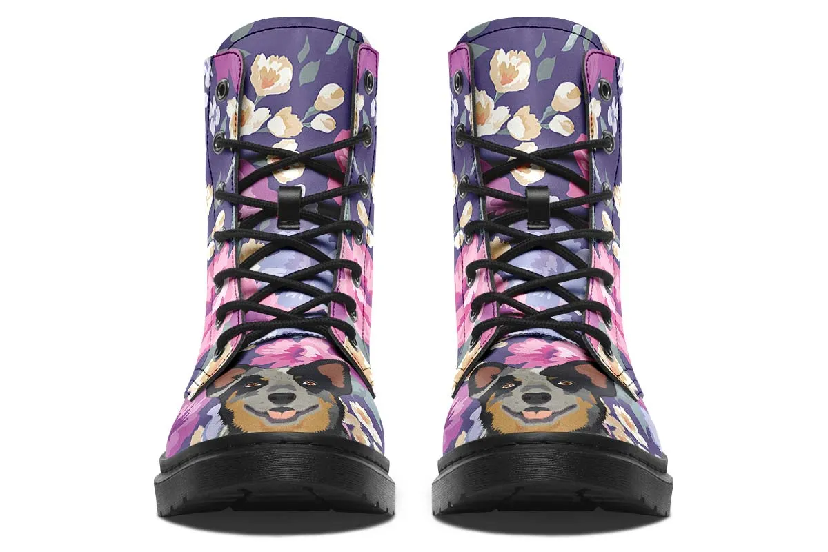 Australian Cattle Dog Portrait Boots