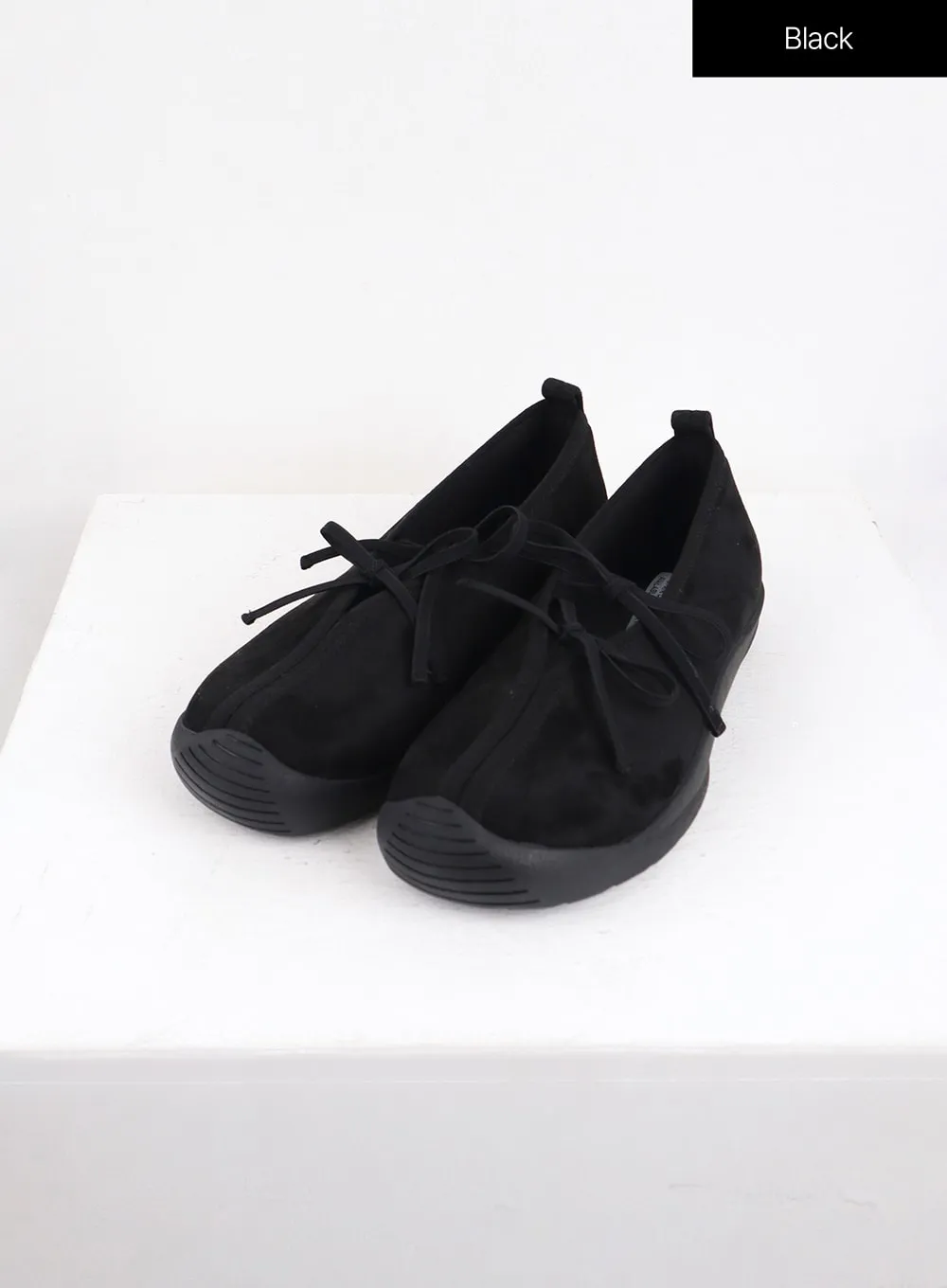 Balletcore Suede Ribbon Sneakers OJ418