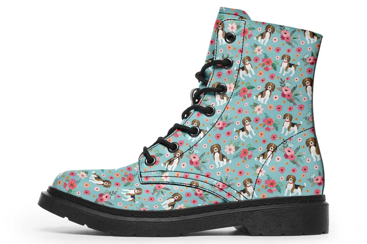 Beagle Flower Boots