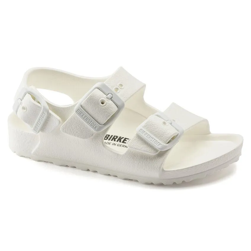 Birkenstock Boy's Milano White Essentials EVA