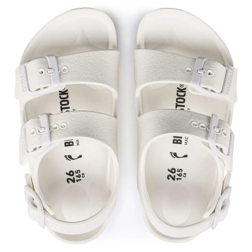 Birkenstock Boy's Milano White Essentials EVA