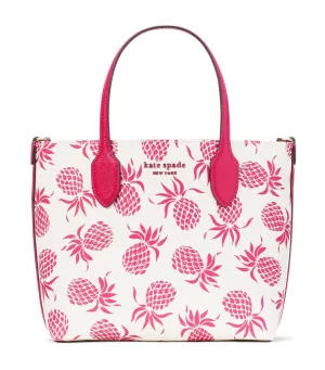 Bleecker Pineapple Medium Crossbody Tote Cream Multi