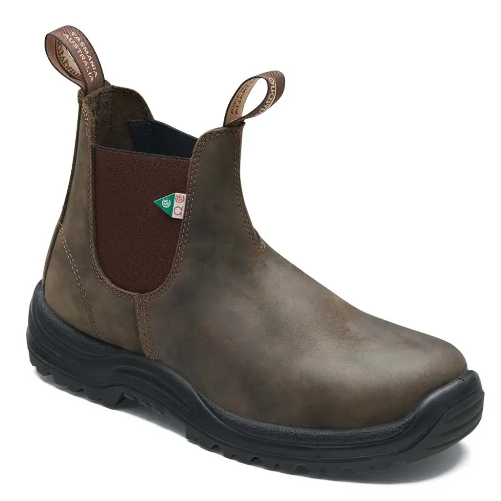 Blundstone Work & Safety Boot 180 in Rustic Brown