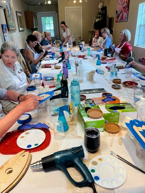 Board and Brush Collaboration Workshop  April 7, 1-4pm