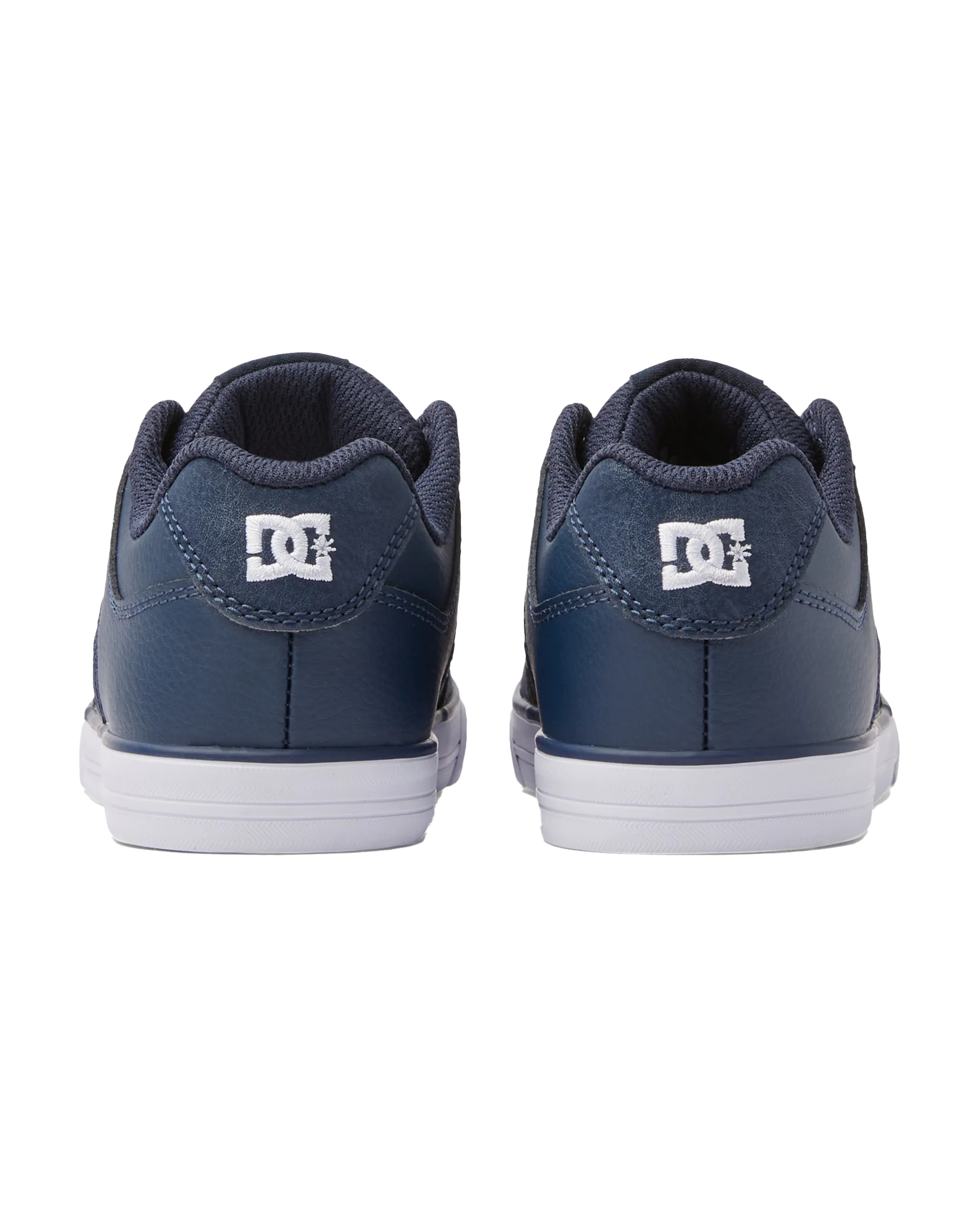 Boys Pure Elastic Shoes in Navy & White