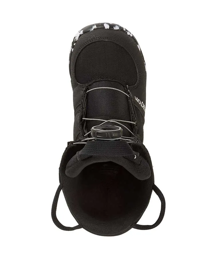 Burton Kids' Grom BOA Boot Black 2024