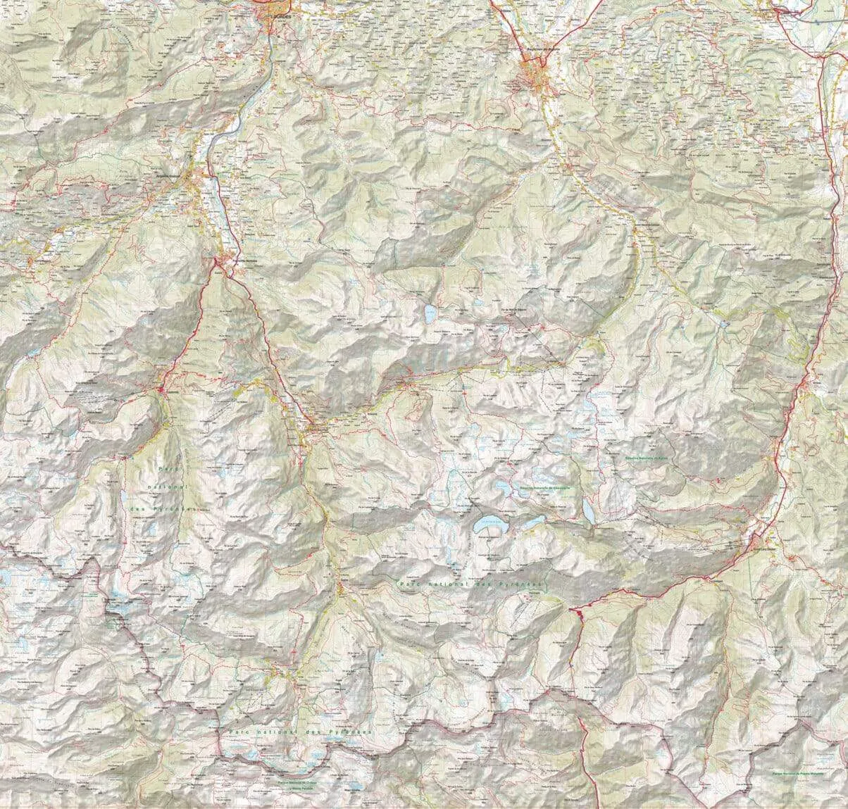 Central Pyrenees Hiking Map by TerraQuest (2015)