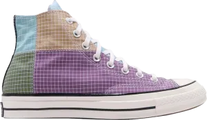 Converse Chuck 70 Hi Quad Ripstop Multi-Color Sneakers, Multicolor