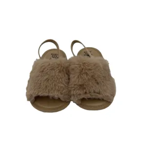 Elastic Strap Fuzzy House Slippers