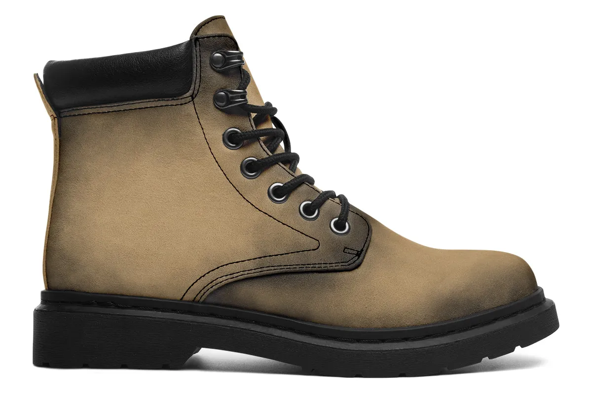 Elder Hide Classic Boots - High Quality Micro-Suede Weatherproof Vegan Shoes with Stitched on Soles