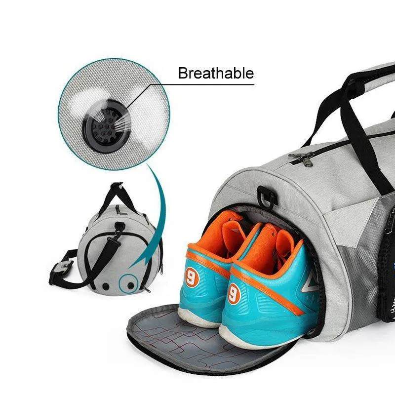 Fitness Sport Small Gym Bag with Shoes Compartment