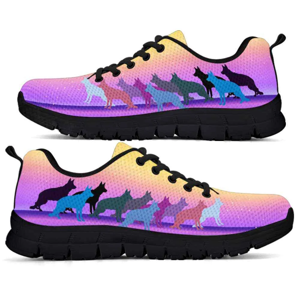 German Shepherd Sneaker, German Shepherd Sneakers Running Shoes Gift Women Men Dog Lovers Dog Mom, German Shepherd Shoes