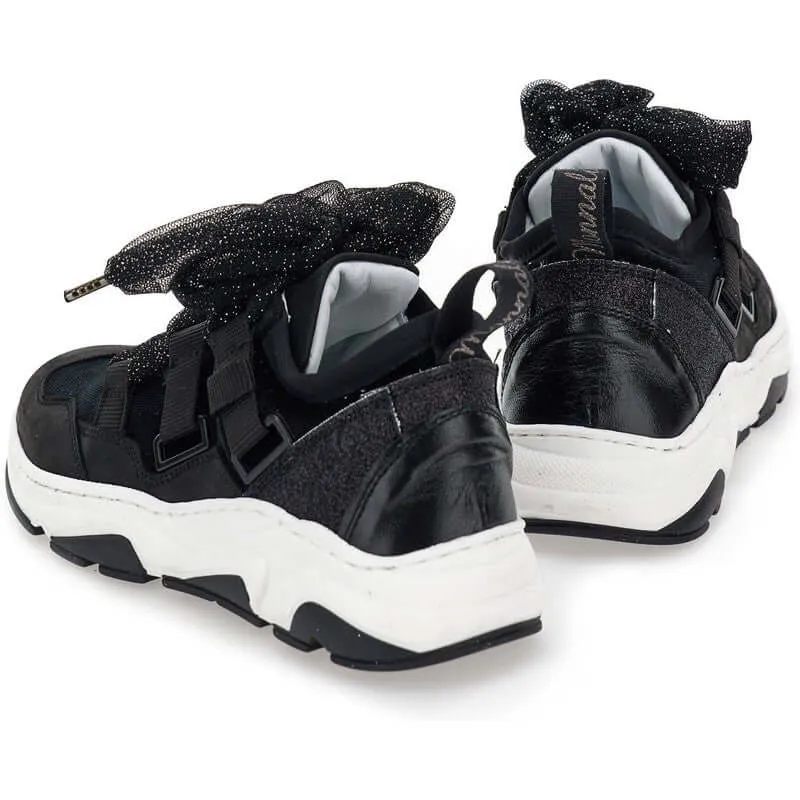 Girls Black Trainer