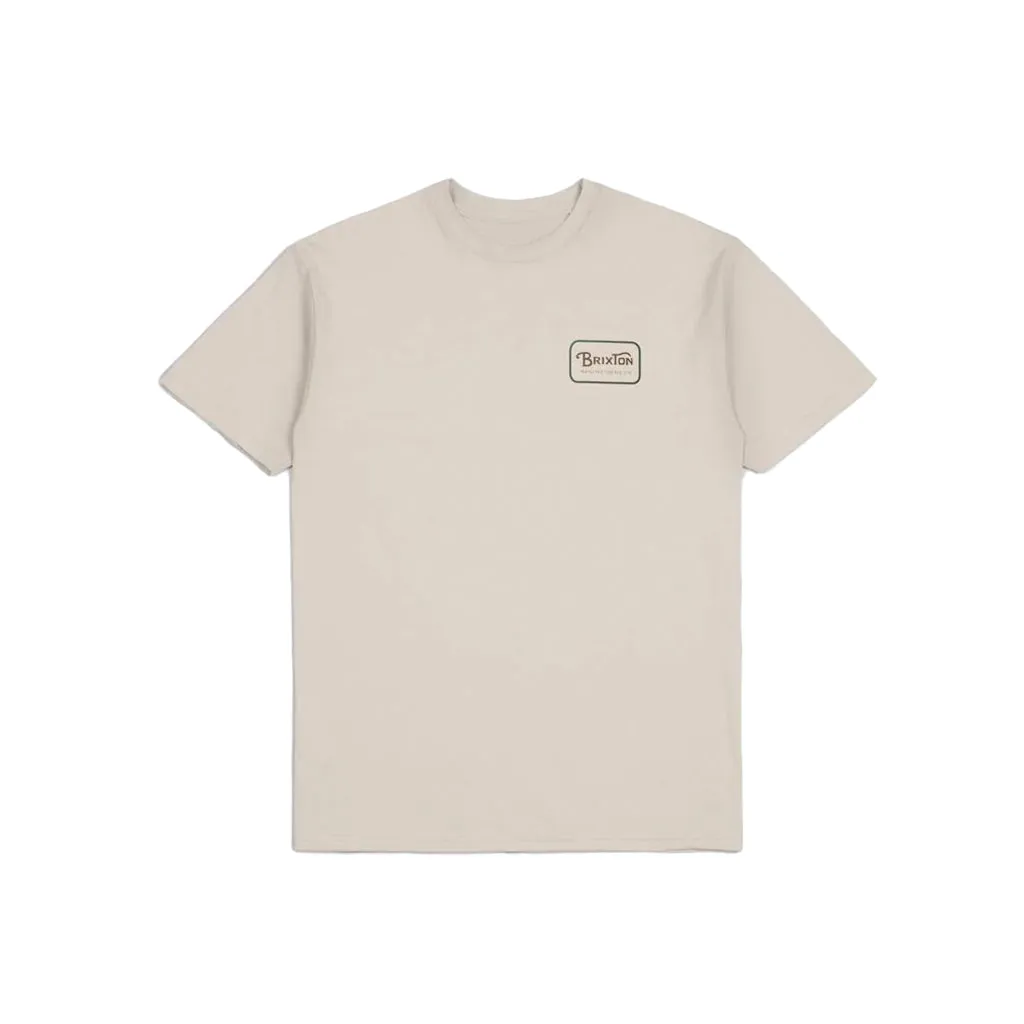 Grade S/S Tee Cream/ Trekking Green/ Sepia