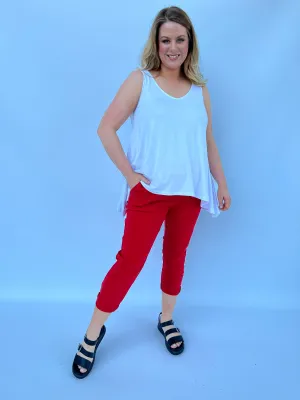 Hailey Jogger in Red