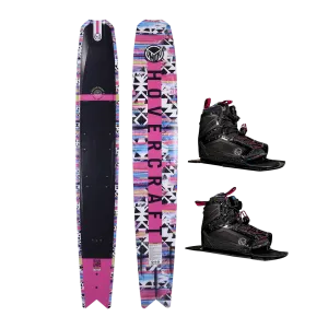 HO Sports Women's Hovercraft Pink Waterski w/ Double Stance 110 Package | Pre-Order