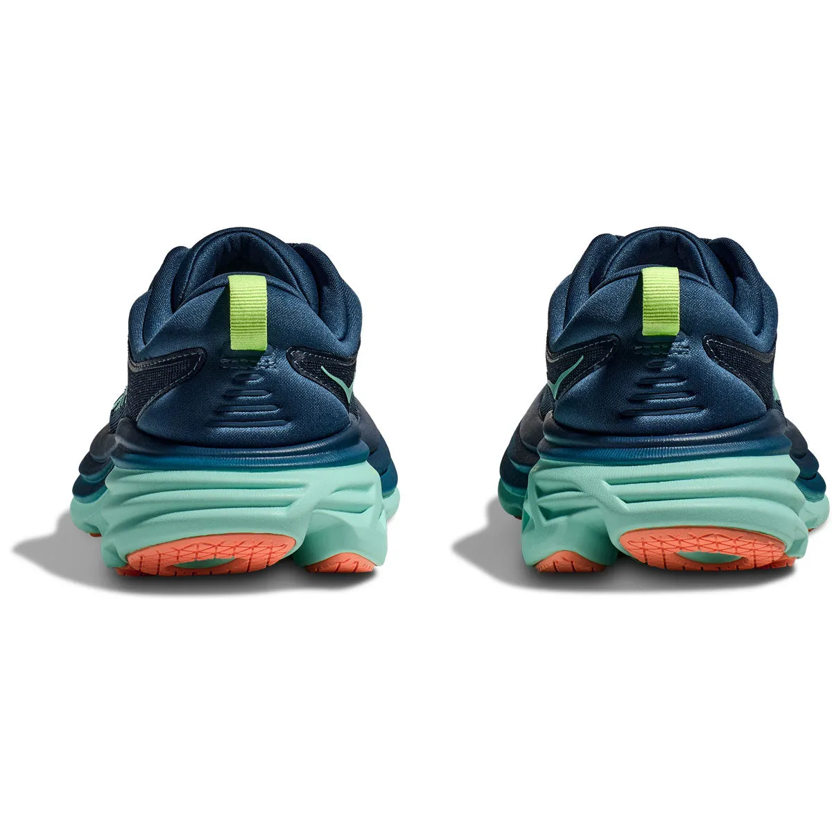 Hoka Bondi 8 Running Shoes - Womens - Midnight/Seafoam