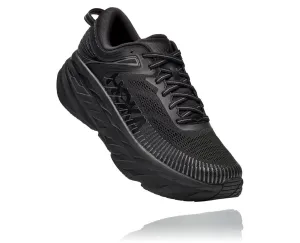 'HOKA' Men's Bondi 7 - Black / Black (Extra Wide)