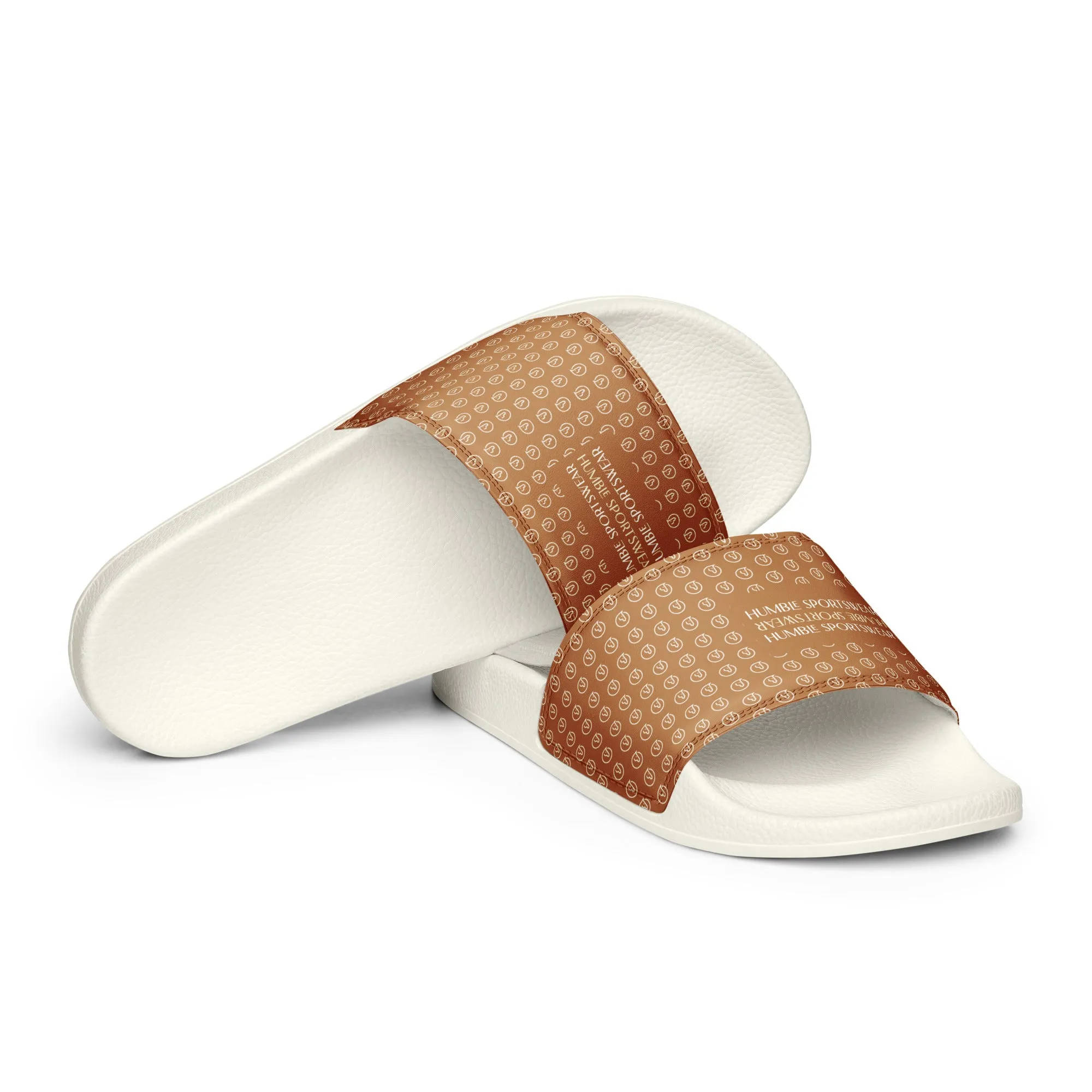 Humble Sportswear™ Women’s Nude Brown Slides Sandals