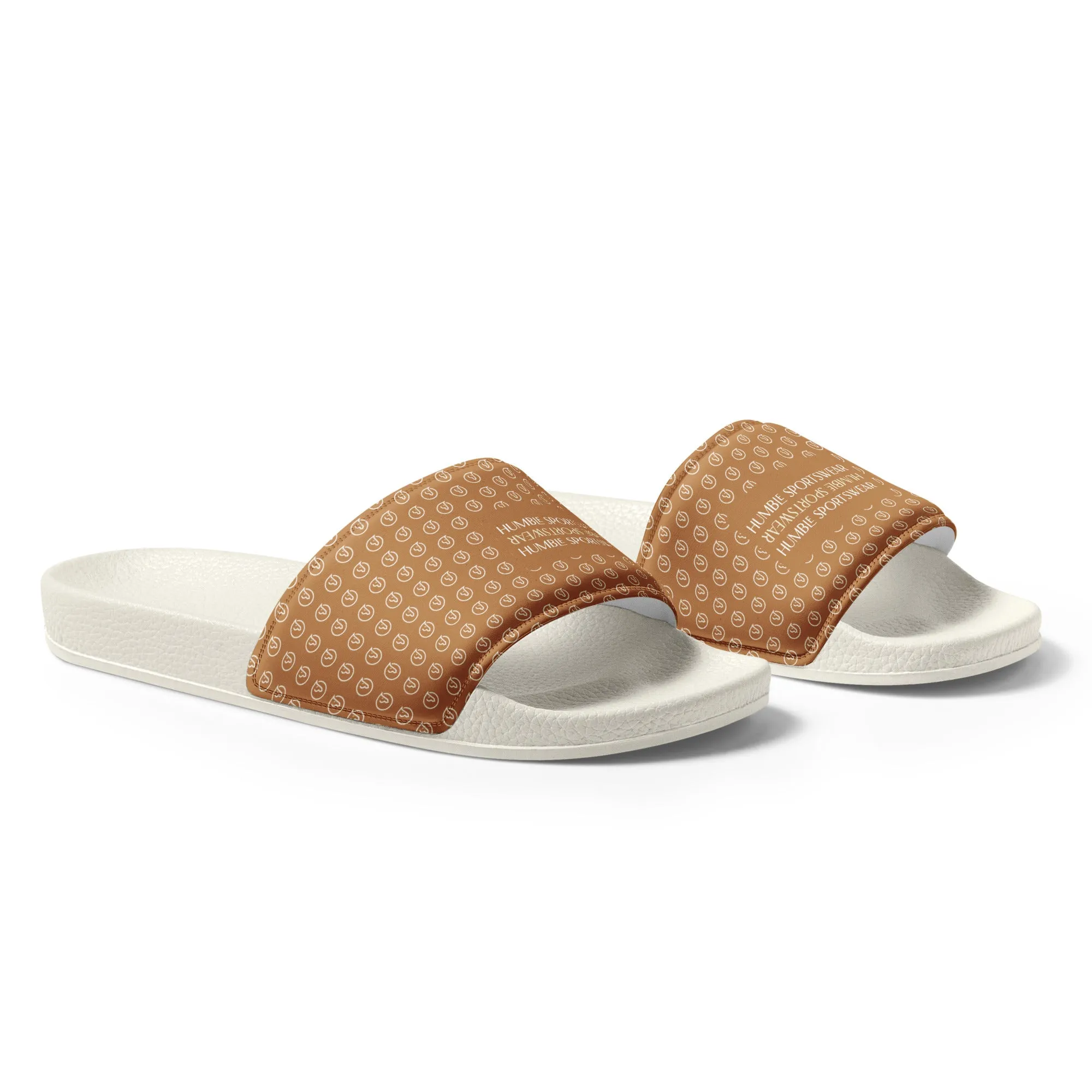 Humble Sportswear™ Women’s Nude Brown Slides Sandals