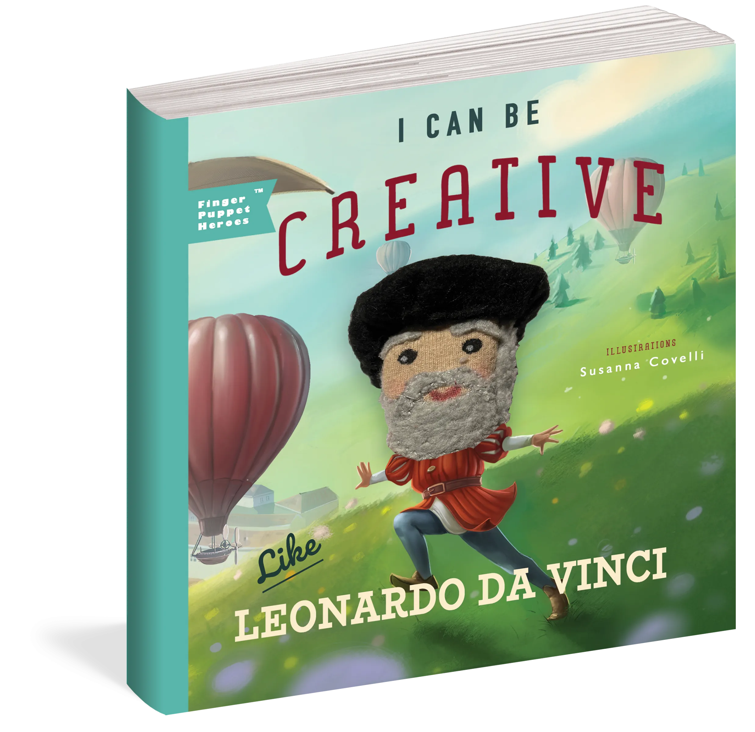 I Can Be Creative Like Leonardo Da Vinci Finger Puppet Book