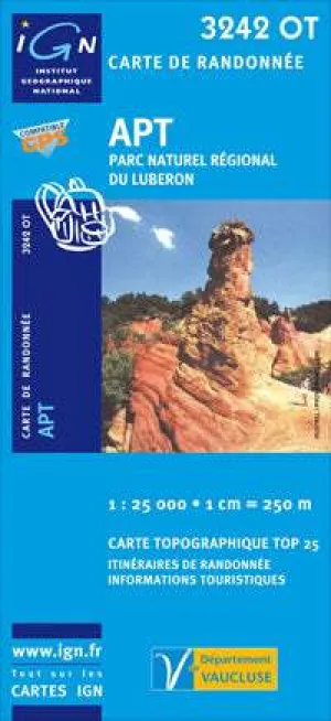 IGN Apt & Parc Naturel Regional du Luberon (3rd Edition) by IGN (2007)