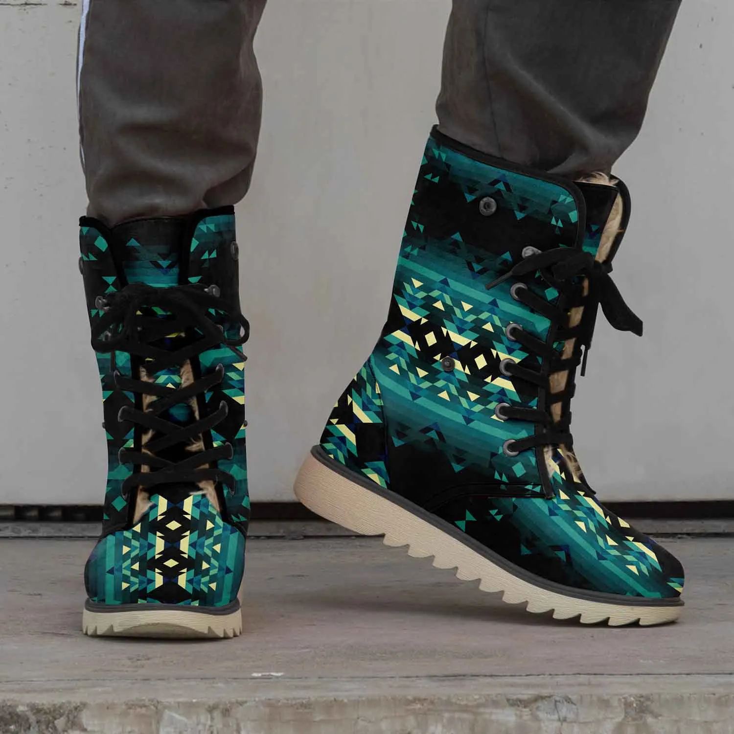 Inspire Green Polar Winter Boots