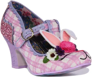 Irregular Choice Bunny Bounce In Pink Purple For Women