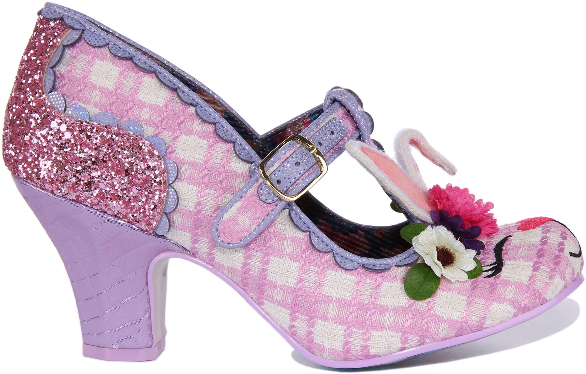 Irregular Choice Bunny Bounce In Pink Purple For Women