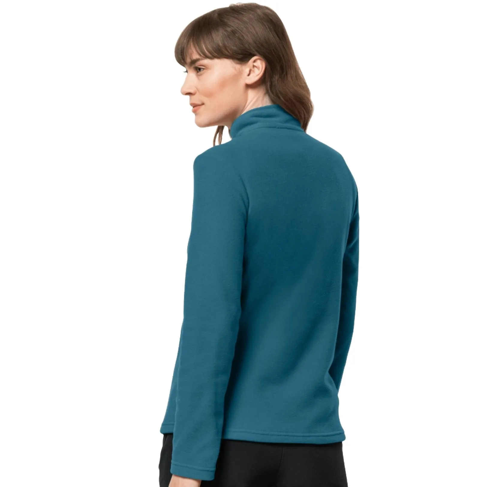 Jack Wolfskin Taunus Women's Half Zip Fleece - Blue Coral