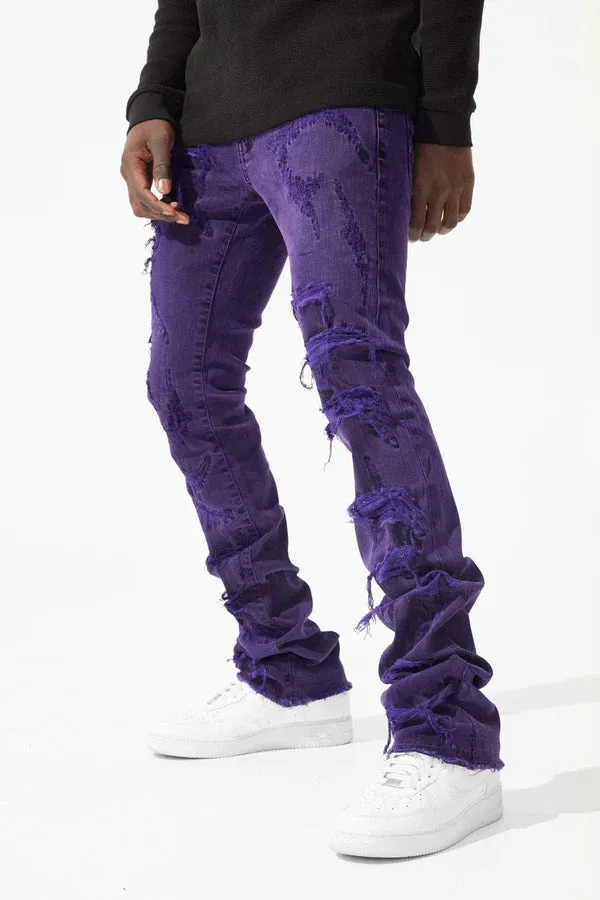 Jordan Craig Martin Stacked Jeans - Santorini Purple