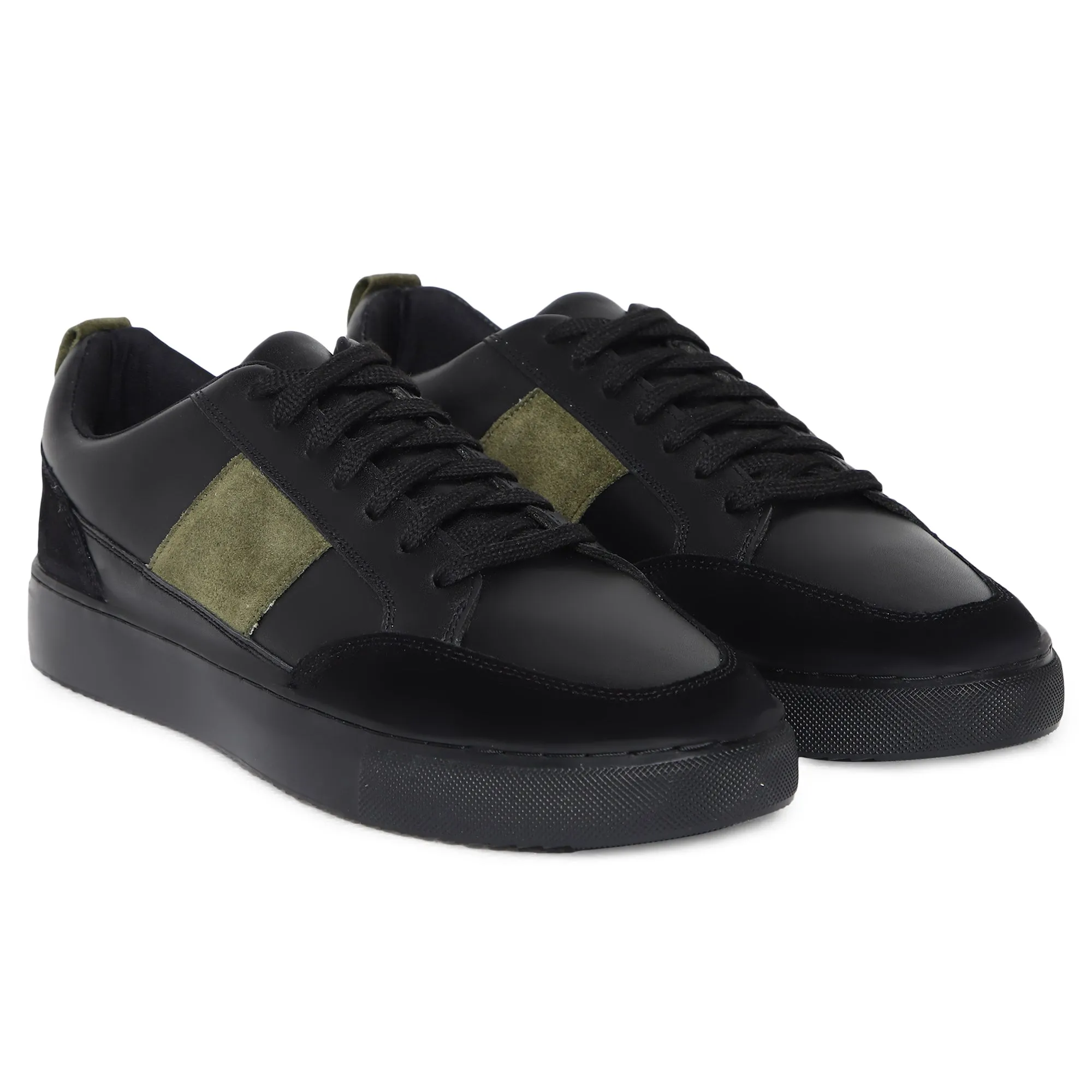 Kayden Leather Sports Sneakers