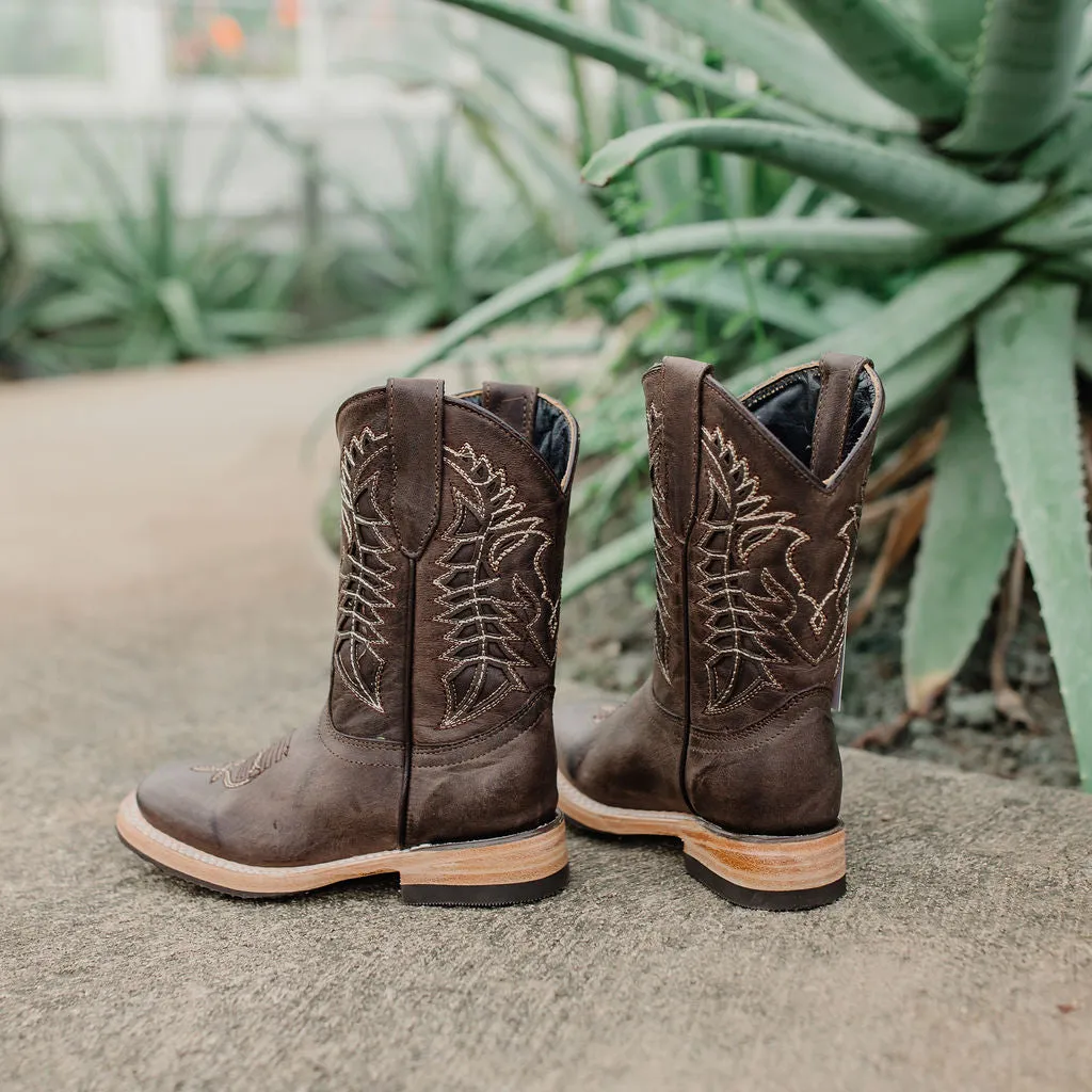 Kids' Brown Country Boots | Everyday Western Boots for Kids K3007