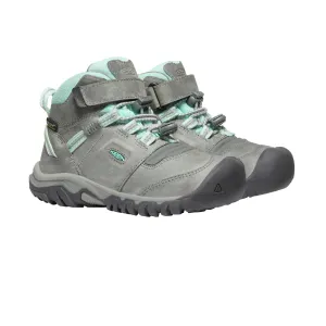 Kid's Ridge Flex Mid WP Hiking Boot - Grey/Blue Tint