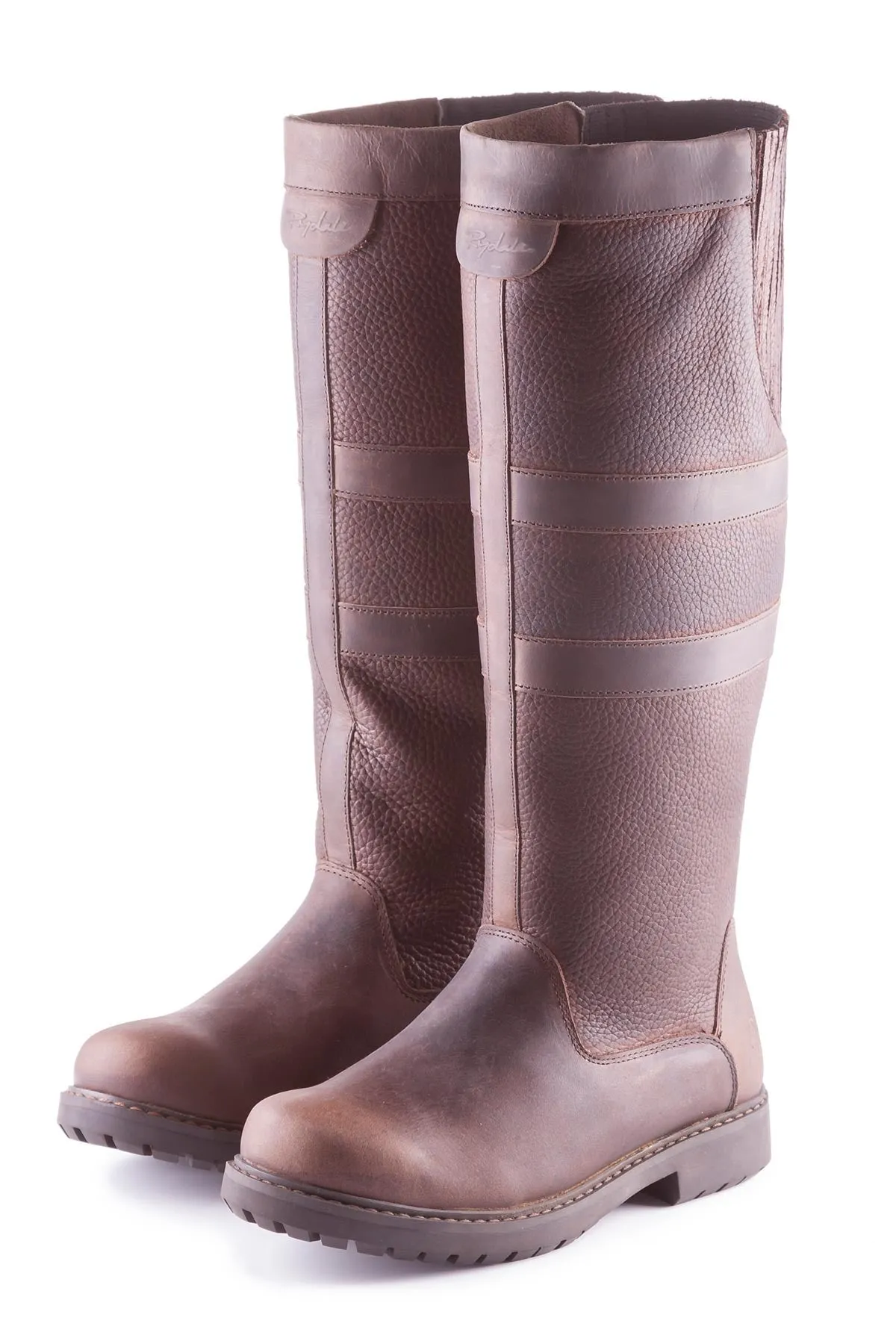 Ladies Leather Country Boots - Haxby