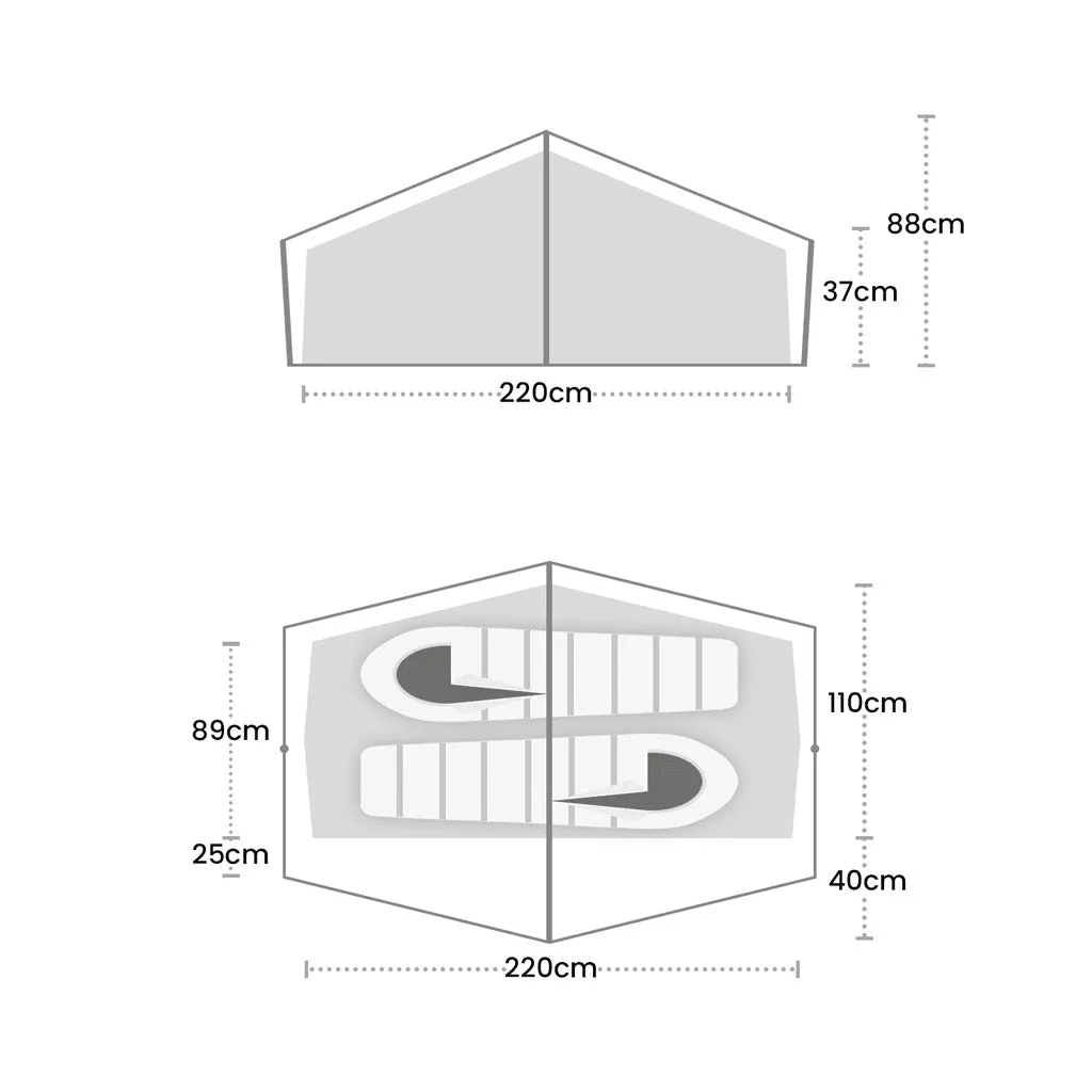 Laser Compact 2 Tent - Lightweight Series