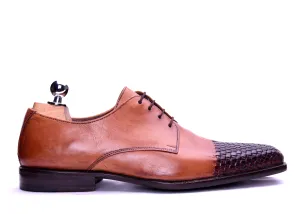 Marseille - Tan Derby Dress Shoes