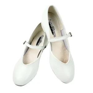 Mary Jane (White, Leather) Women's