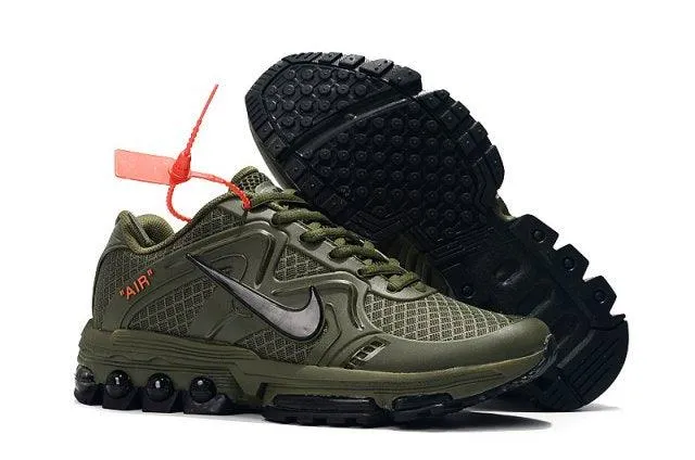 Max 2019 Black Green Men's Running Shoes