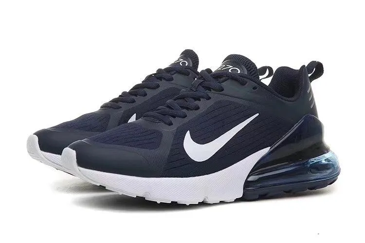 Max 270 Navy Blue White Men's Running Shoes