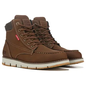 Men's Dean Moc Toe Levi'S Lace-Up Boots, Brown