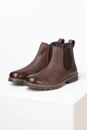 Men's Leather Chelsea Boots - Sledmere